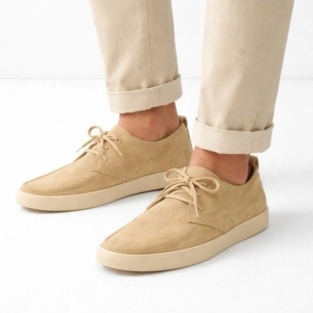 Everlane Desert Shoe Suede Desert Pebble Mens 11.5 Minimalist NIB Preppy Classic